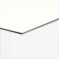 Tole aluminium blanc 9010